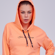04 blusa cropped capuz moletinho laranja fluor