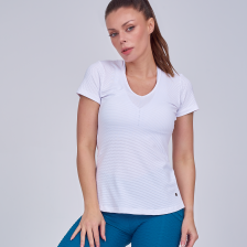 11 baby look decote v dry active branca