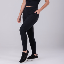 12 legging risc bolso lateral preto