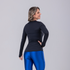 05 baby look luva decote v dry active preta