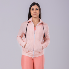 05 jaqueta dry active bolso canguru rose